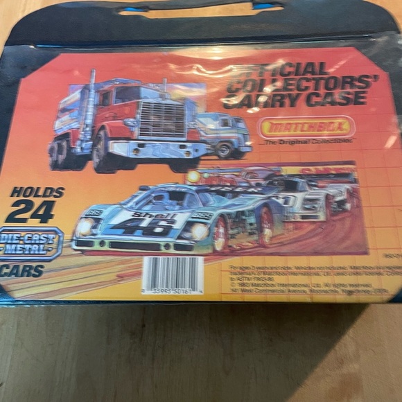 Vintage 1983 Matchbox Collectors Carry Case W/trays Plus 20 Cars (as Is) - Picture 1 of 5